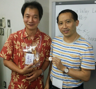 優勝の山本さんと2位の正田さん