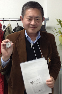 優勝の古作さん