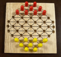 パズルコレクションに同梱されたチャイニーズ・チェッカー