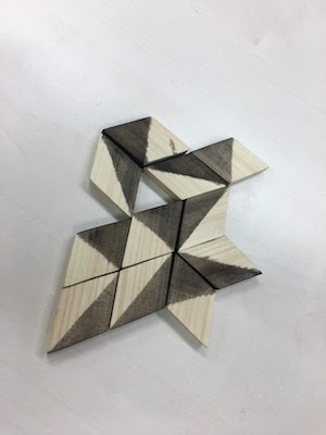 木村さんの菱形駒を使った非対称4並べゲーム