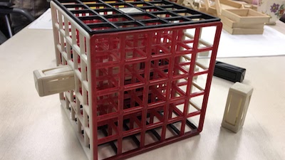 木村さんの、立体コネクションゲーム。先手のブルートフォースアタックが決まってしまうのか?